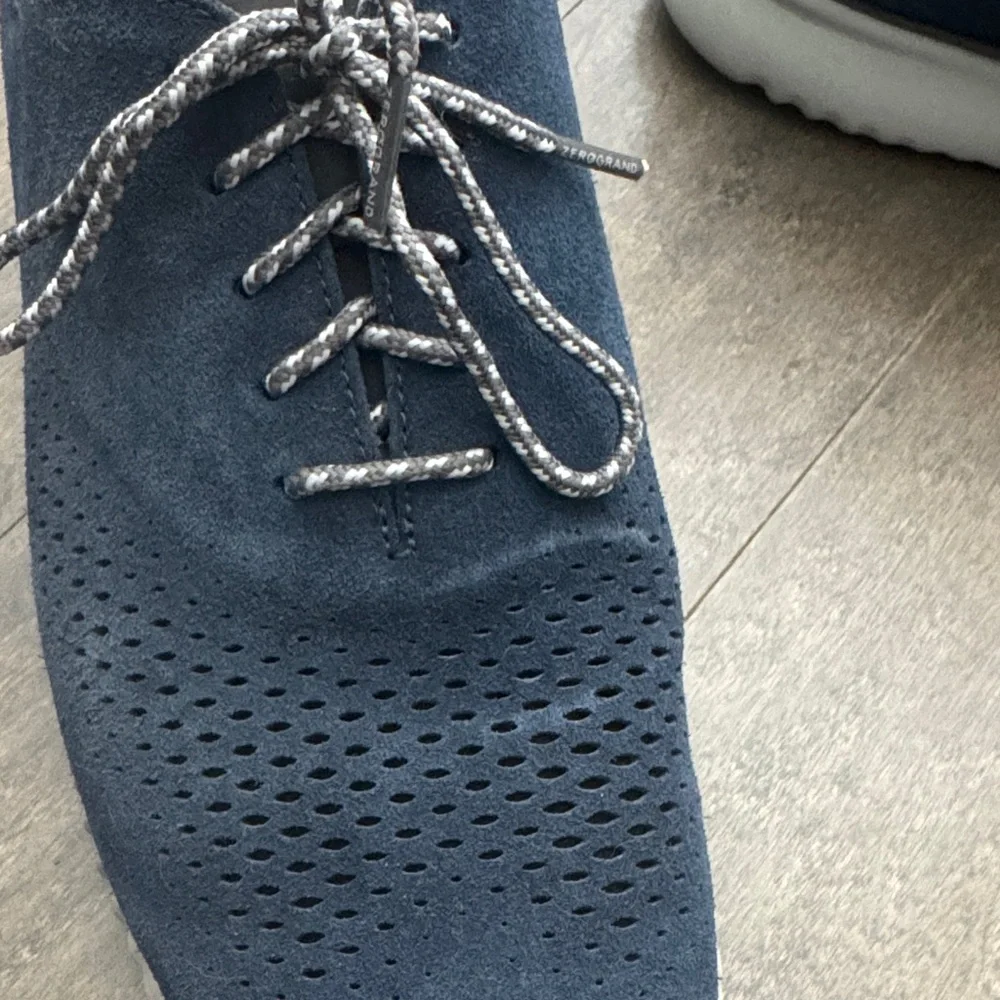 Cole Haan OriginalGrand Stitchlite Oxford Sneakers Navy Men Size 12 Wide C35631